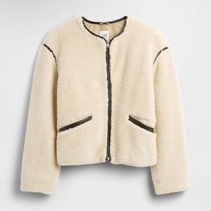 GAP Factory Cream Sherpa Jacket